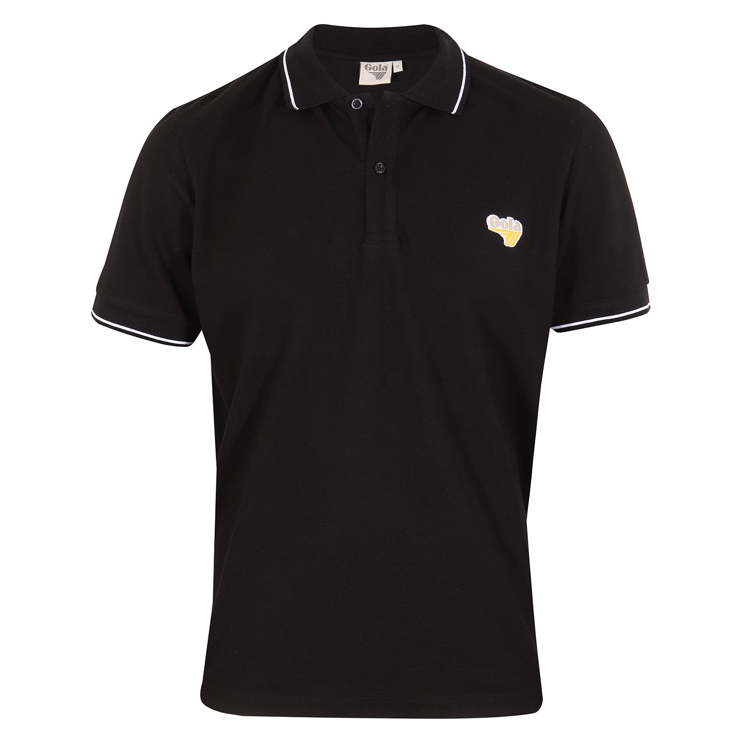 Gola Men s Black 100 Cotton Polo Shirt