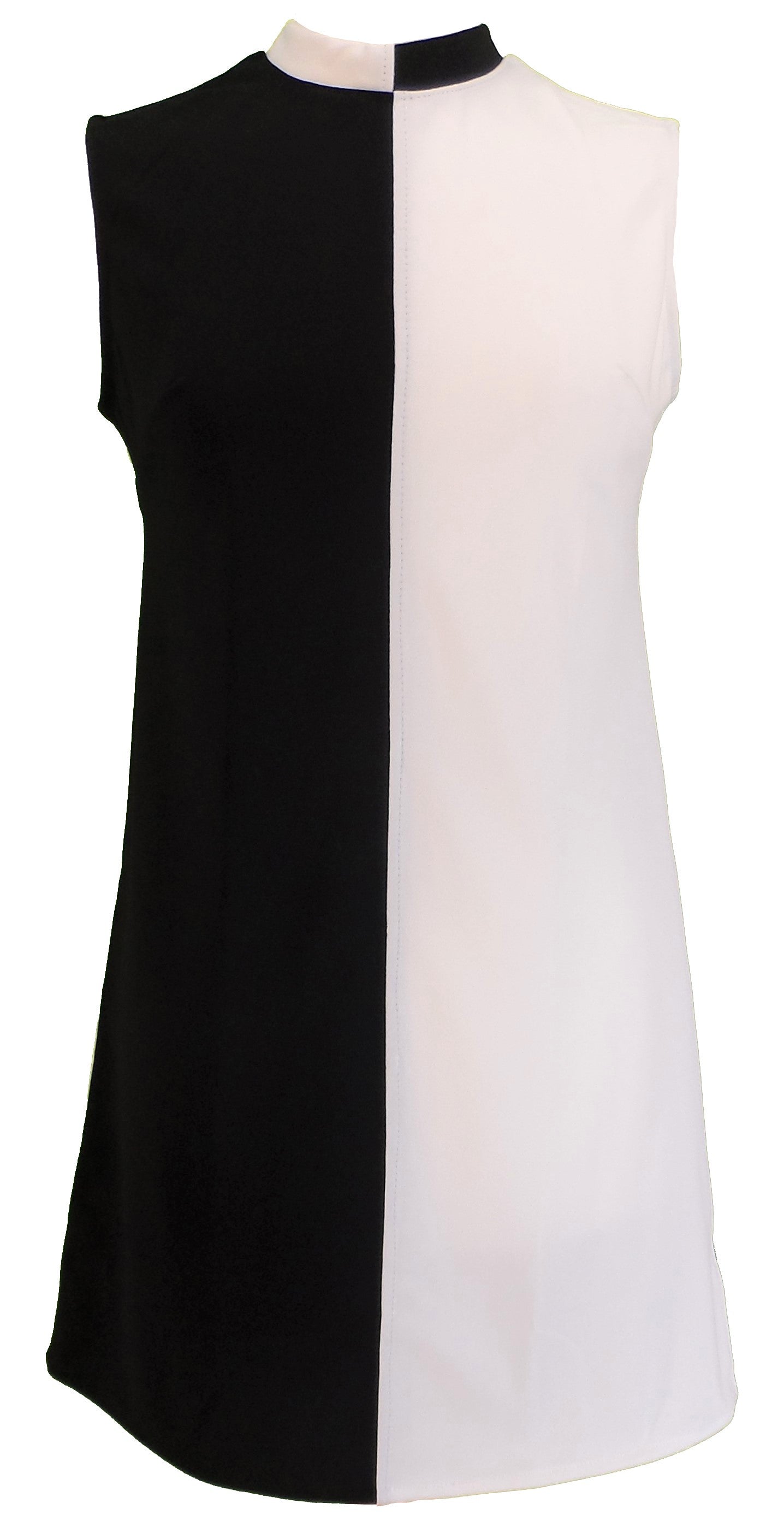 Black and white mod dresses hotsell