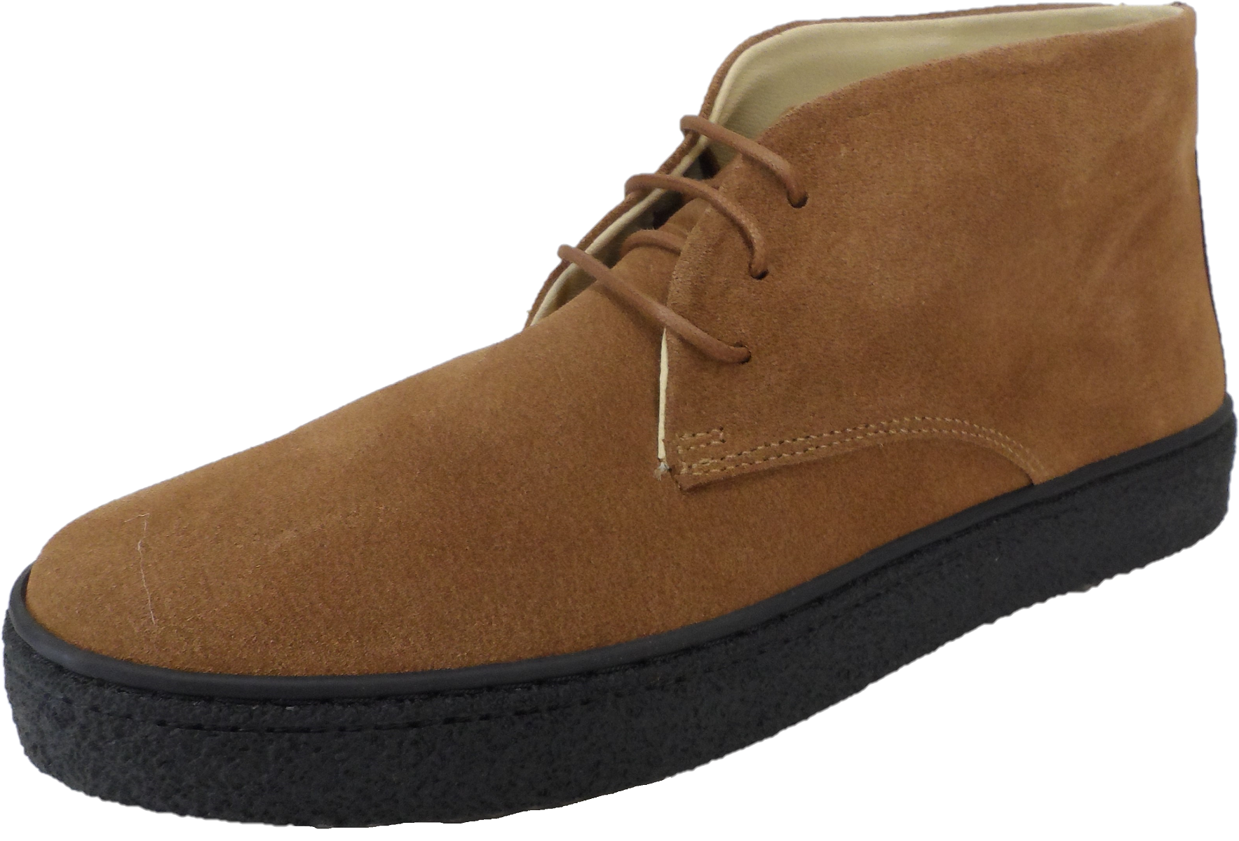 Ikon Original Mens Cognac Brown Ikonik Suede Desert Boot Mazeys UK