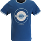 Lambretta Dark Blue Retro Target Ringer T-Shirt