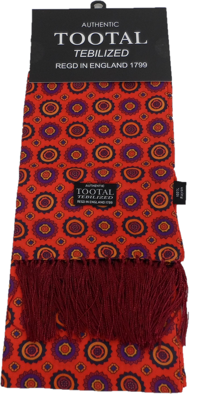 Tootal Mens Tebilized 100% Rayon Printed Scarf