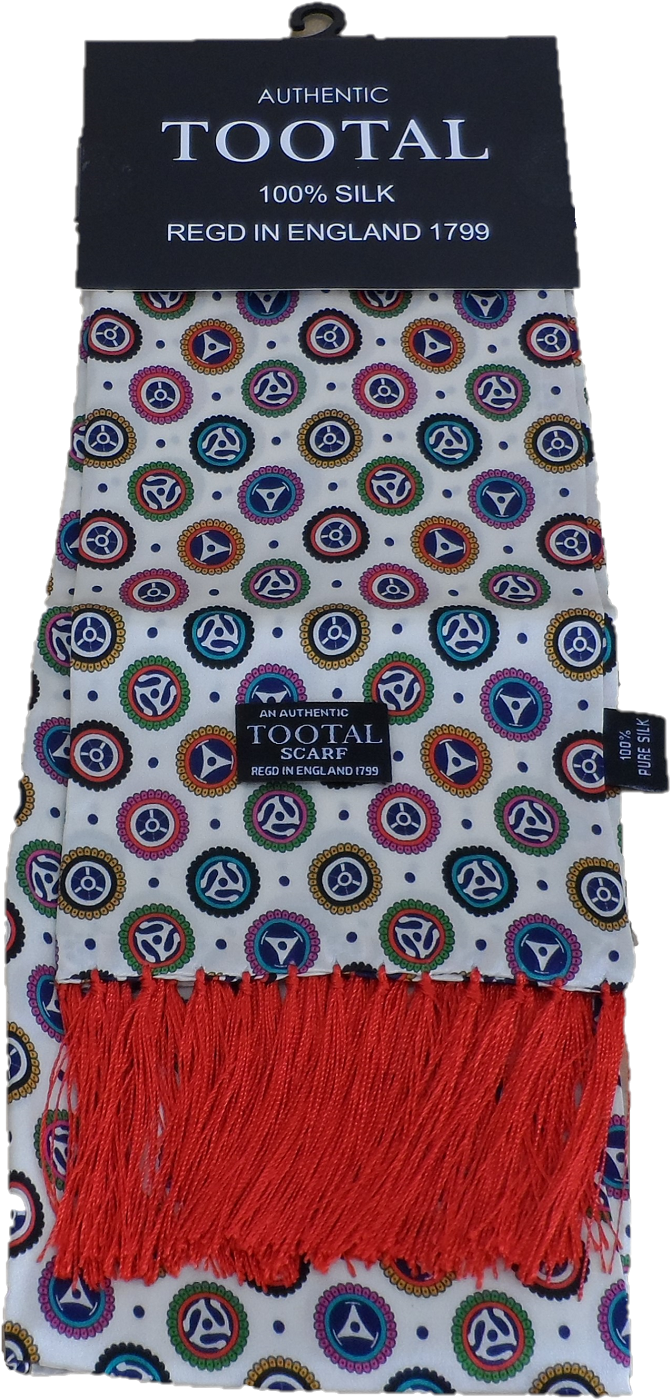 Tootal Mens Retro Geo Print 100% Silk Scarves