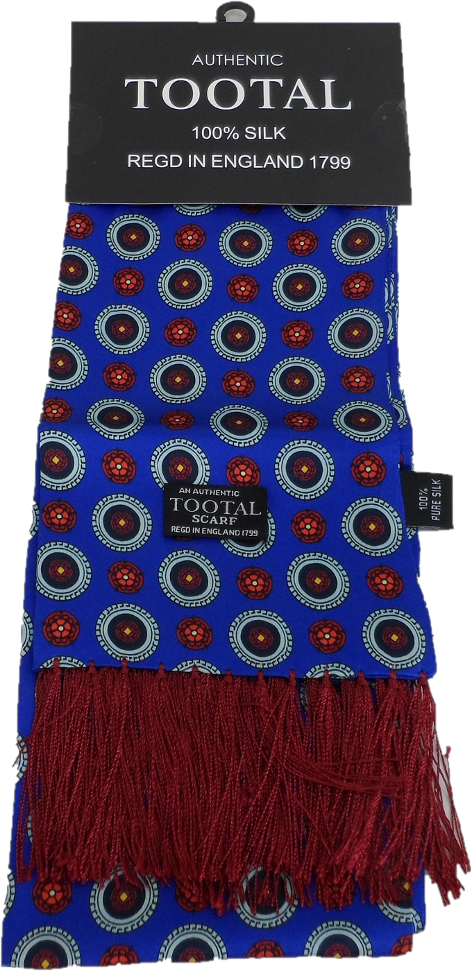 Tootal Mens Retro Geo Print 100% Silk Scarves