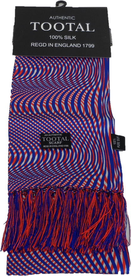 Tootal Mens Retro Geo Print 100% Silk Scarves