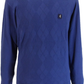 Gabicci Mens Marlon Retro Storm Blue Jumper