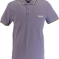 Lambretta Dusky Lilac Retro Target Logo 100% Cotton Polo Shirts