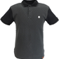 Trojan Mens Black Ottoman rib Polo Shirt