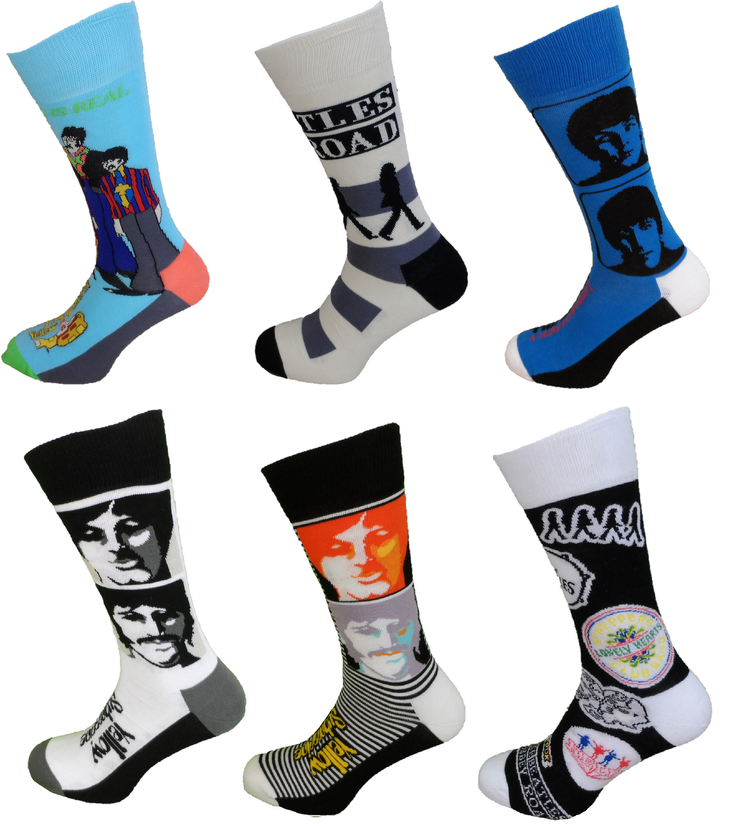 Mens Officially Licensed Beatles Socks Lots Of Colours