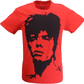 Mens Official Licensed Red David Bowie 1973 Monochrome T Shirt