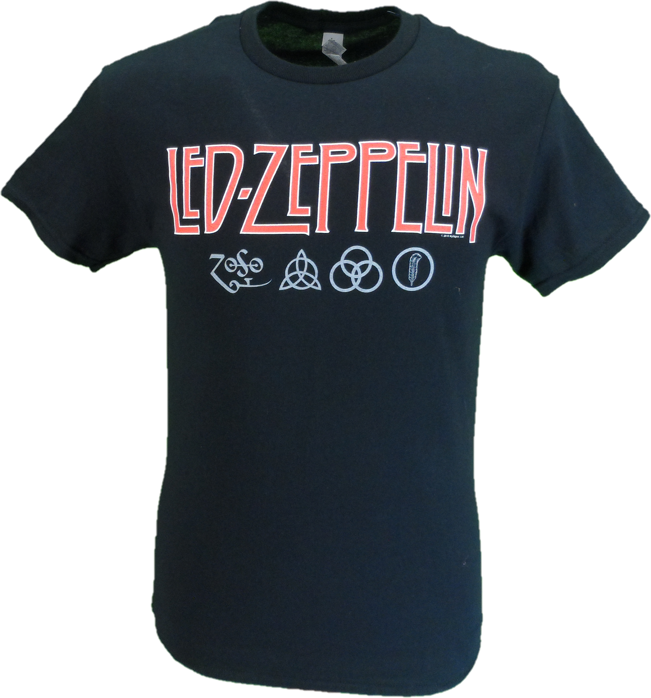 Mens Official Led Zeppelin Logo & Symbols T Shirt