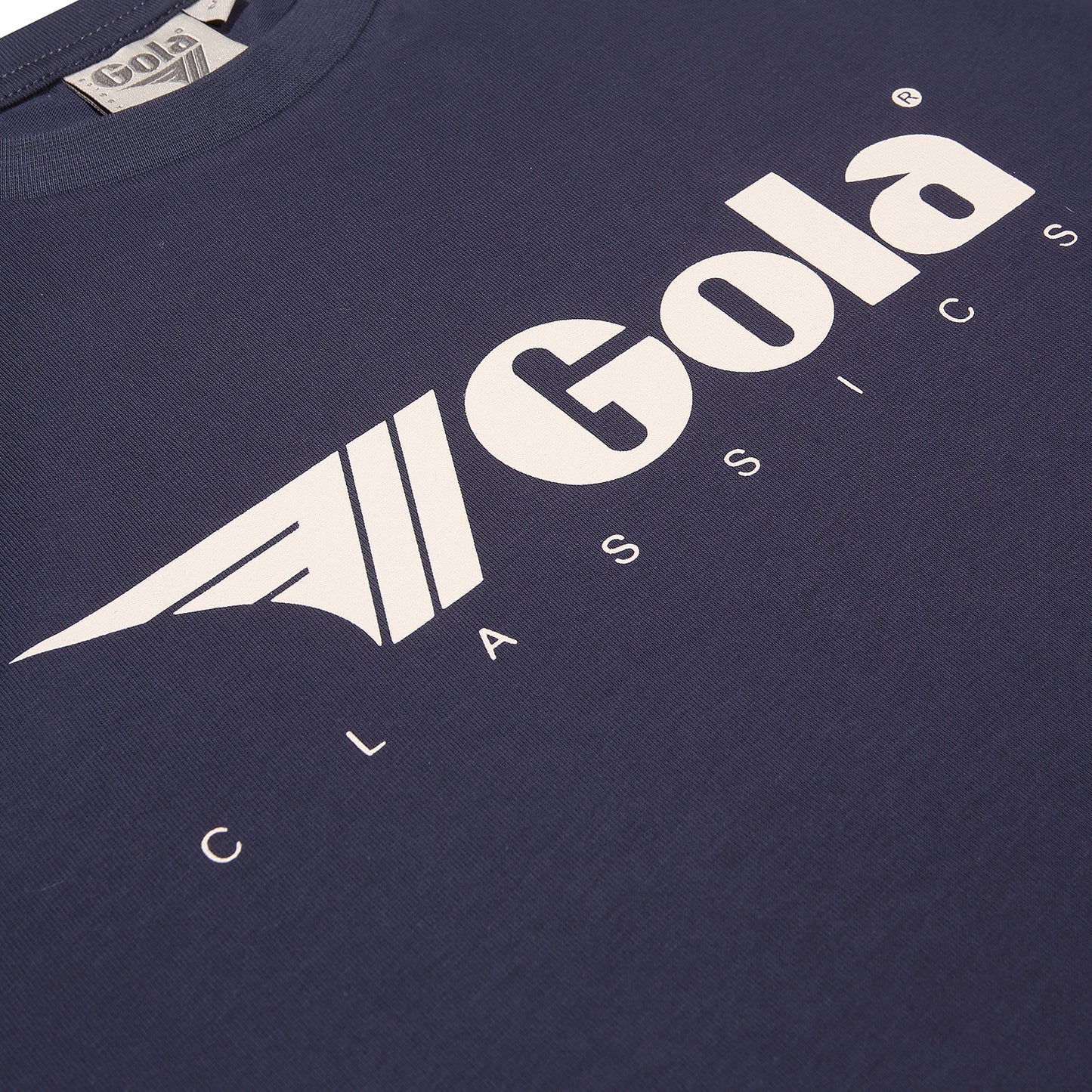 Gola Mens Navy Blue Retro Logo T Shirt