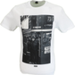 Mens Official Licensed Oasis White Bus Photo T Shirt