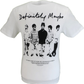 Mens Official Licensed Oasis White Definitely Maybe Back Print T Shirt