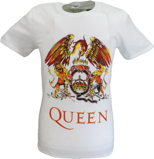 Mens Official Queen Classic Crest Logo T Shirt