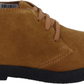 Roamers Mens Real Suede Sand/Tan Retro McQueen Desert boots