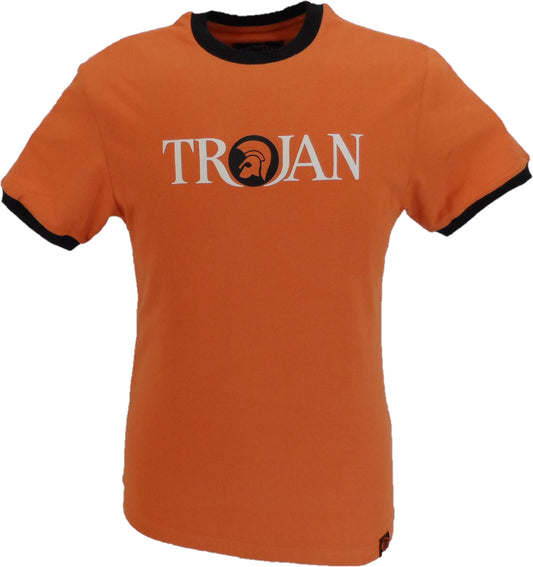 Trojan Orange Classic Helmet Logo 100% Cotton T-Shirt