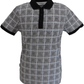 Lambretta Mens Big Check Polo Shirts