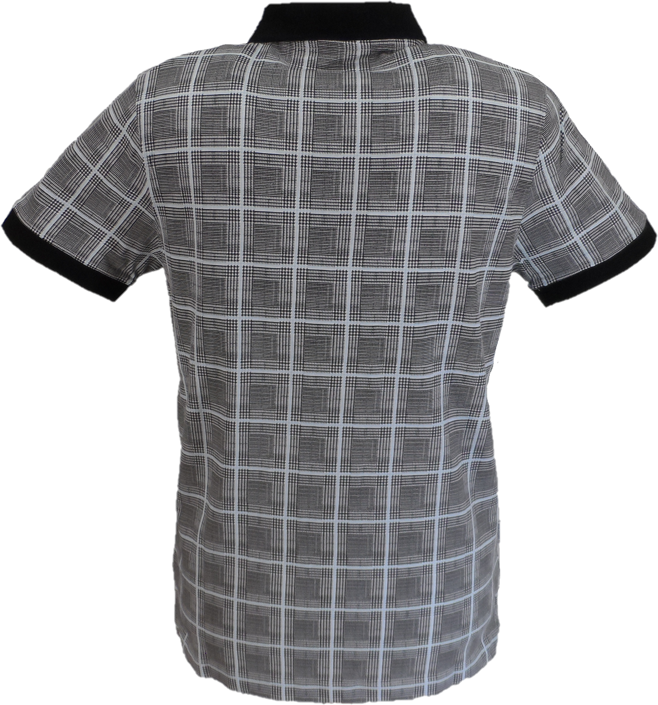 Lambretta Mens Big Check Polo Shirts