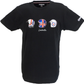 Lambretta Mens Black Helmet Retro T Shirt