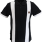 Lambretta Black/White Vintage Panel Polo Shirts