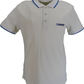 Lambretta Wood Ash Beige Retro Target Logo 100% Cotton Polo Shirts