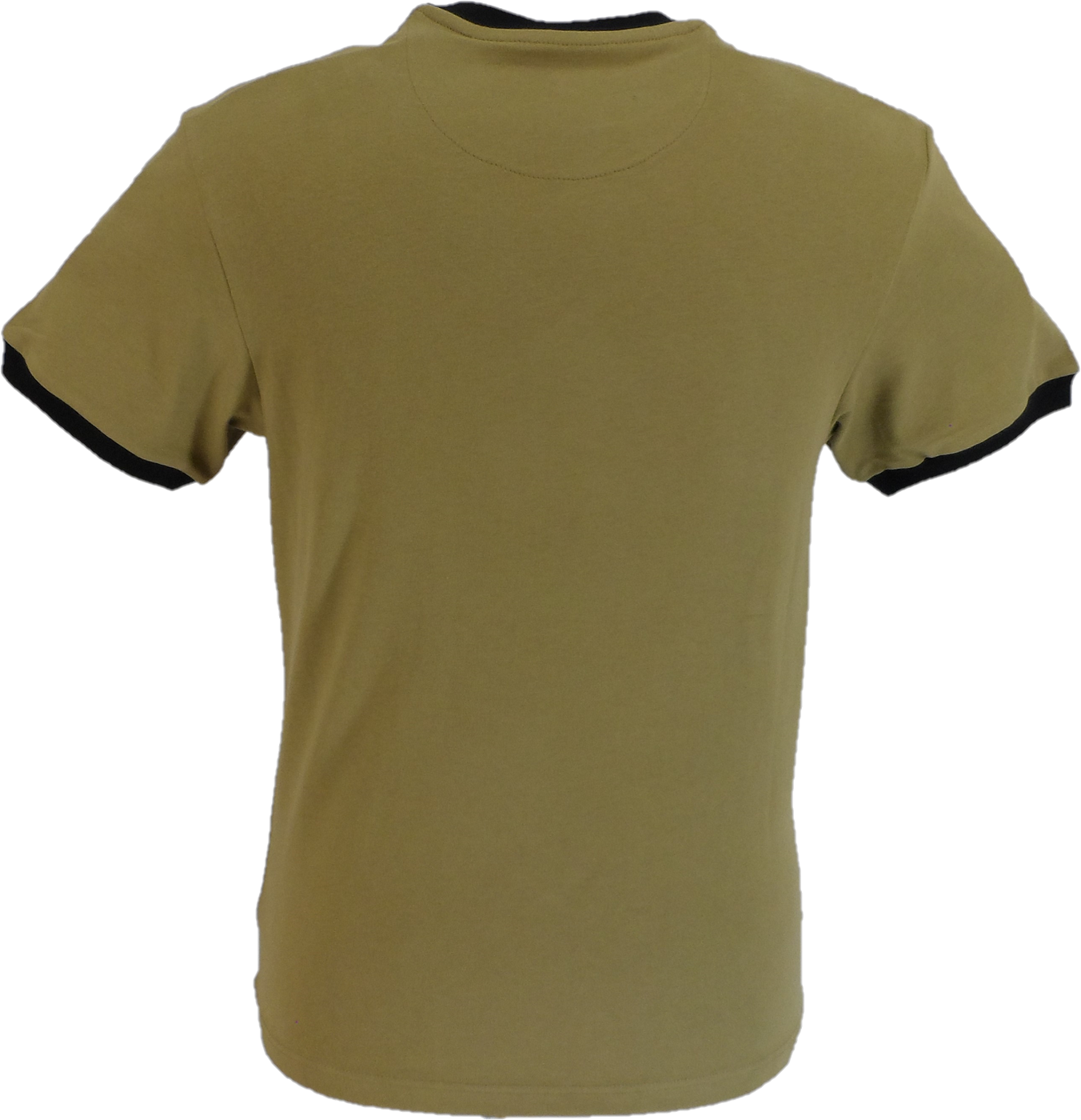 Trojan Mens Camel Brown Artist logo 100% Cotton Peach T-Shirt