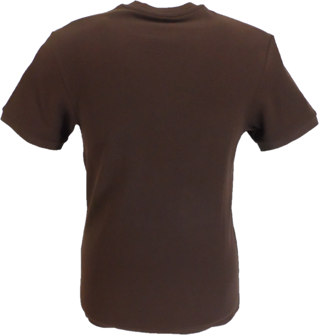 Trojan Mens Brown Retro Pique T Shirt