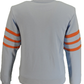 Trojan Mens Powder Blue Sleeve Stripe Zip Track Tops