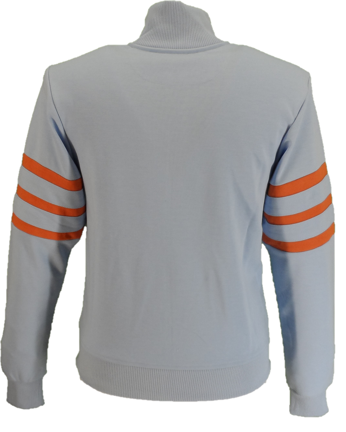 Trojan Mens Powder Blue Sleeve Stripe Zip Track Tops