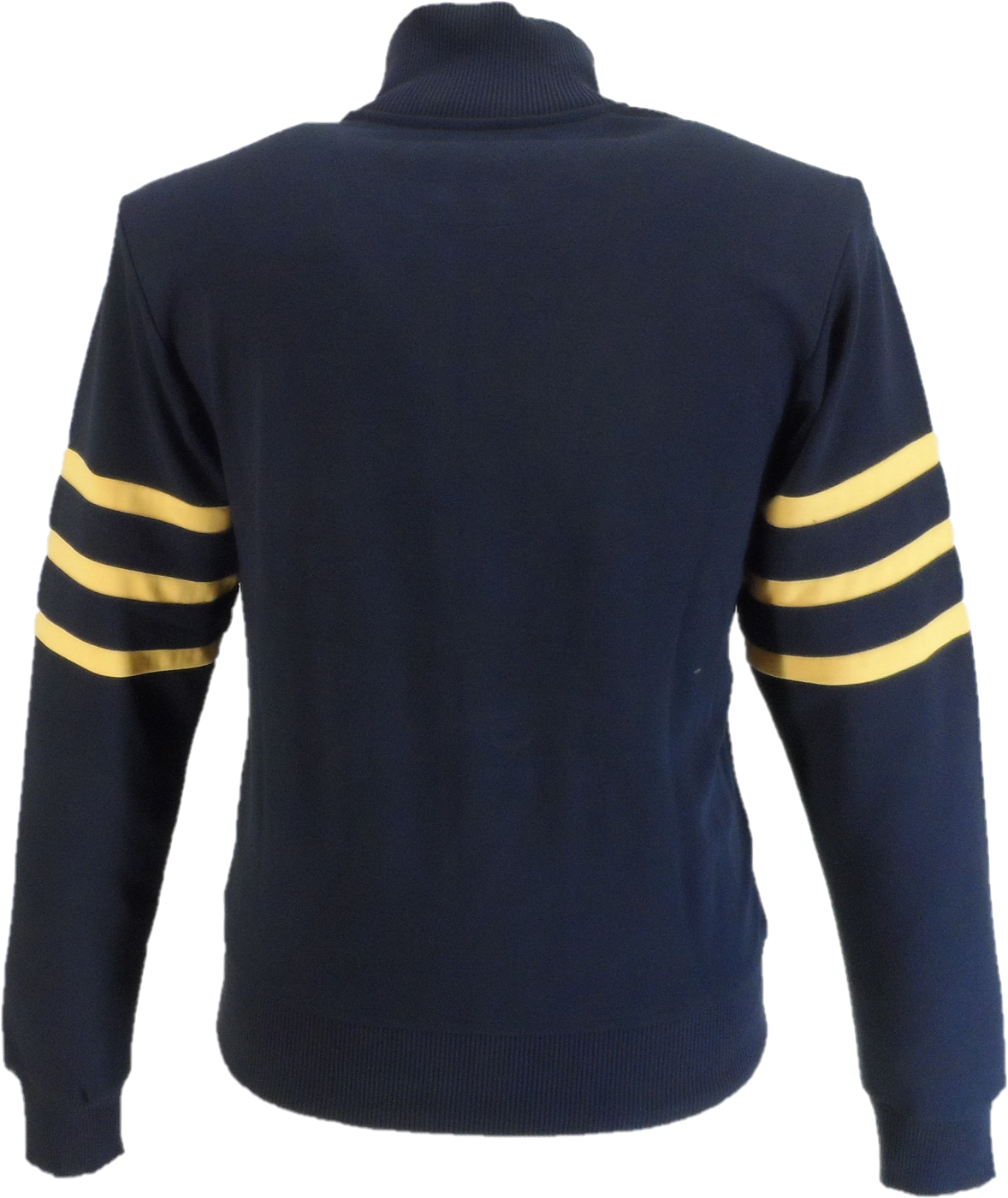 Trojan Mens Navy Blue Sleeve Stripe Zip Track Tops