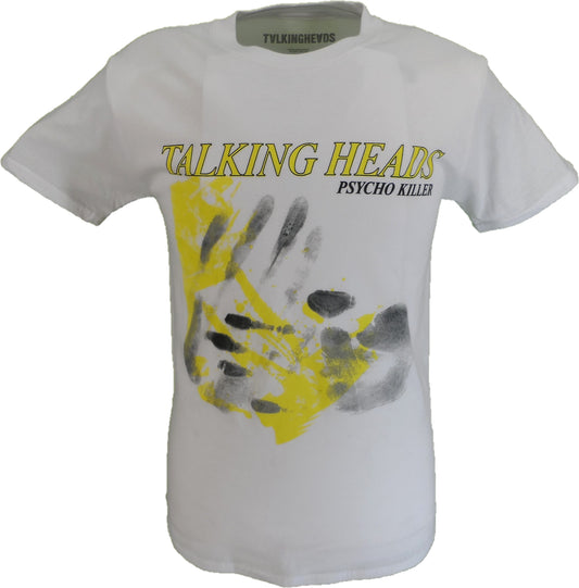 Mens Official Licensed Talking Heads Psycho Killer Hands T Shirt