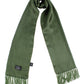 Tootal Vintage Parka Green Pindot 100% Silk Scarf