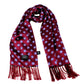 Tootal 100% Silk Burgundy Target Scarf