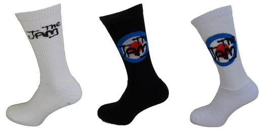 Mens Officially Licensed The Jam Logo Socks