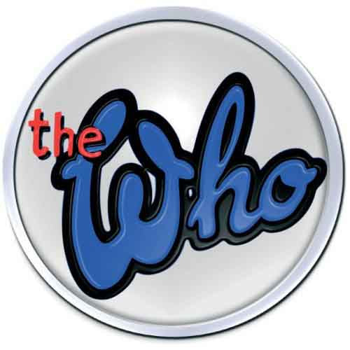 The Who Metal with Enamel Infill Badges