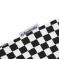 Lambretta Mens White/Black Checkerboard Polo Shirts