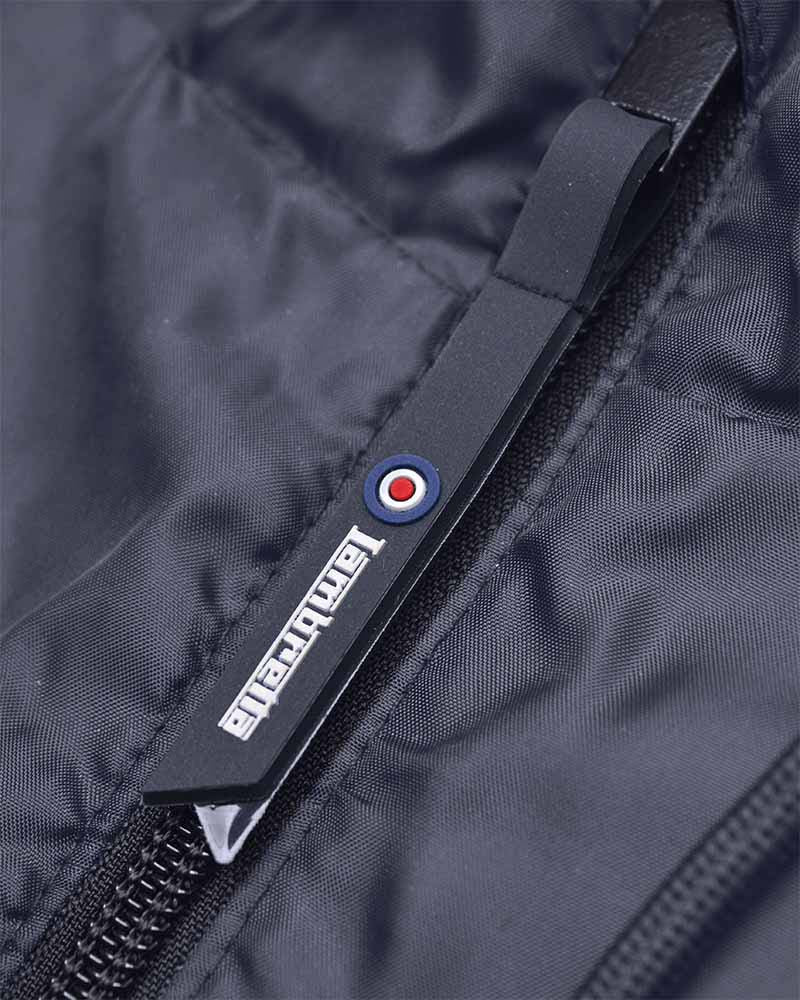 Lambretta Mens Black/Grey Overhead Scooter Jacket