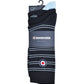 Lambretta Mens 3 Pair Pack of Navy/Grey Retro Socks