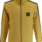 Trojan Mens Mustard Yellow Twin-Stripe Contrast Zip Retro Track Tops