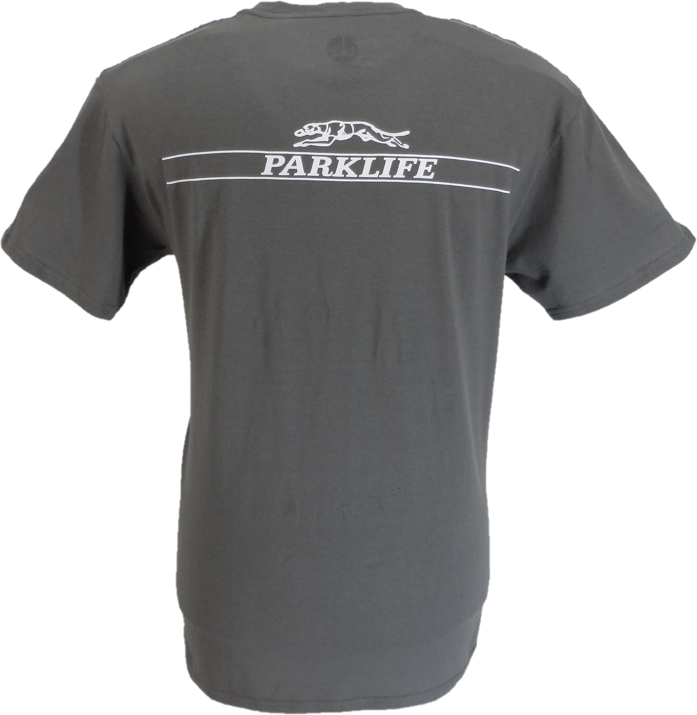 Mens Grey Official Blur Parklife Back Print T Shirt