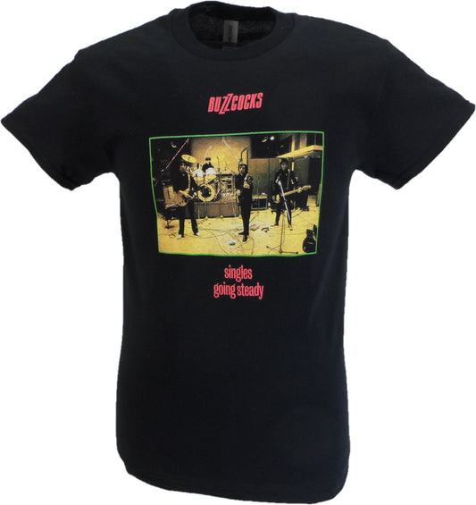 Mens Black Official Buzzcocks Singles Going Steady T Shirt