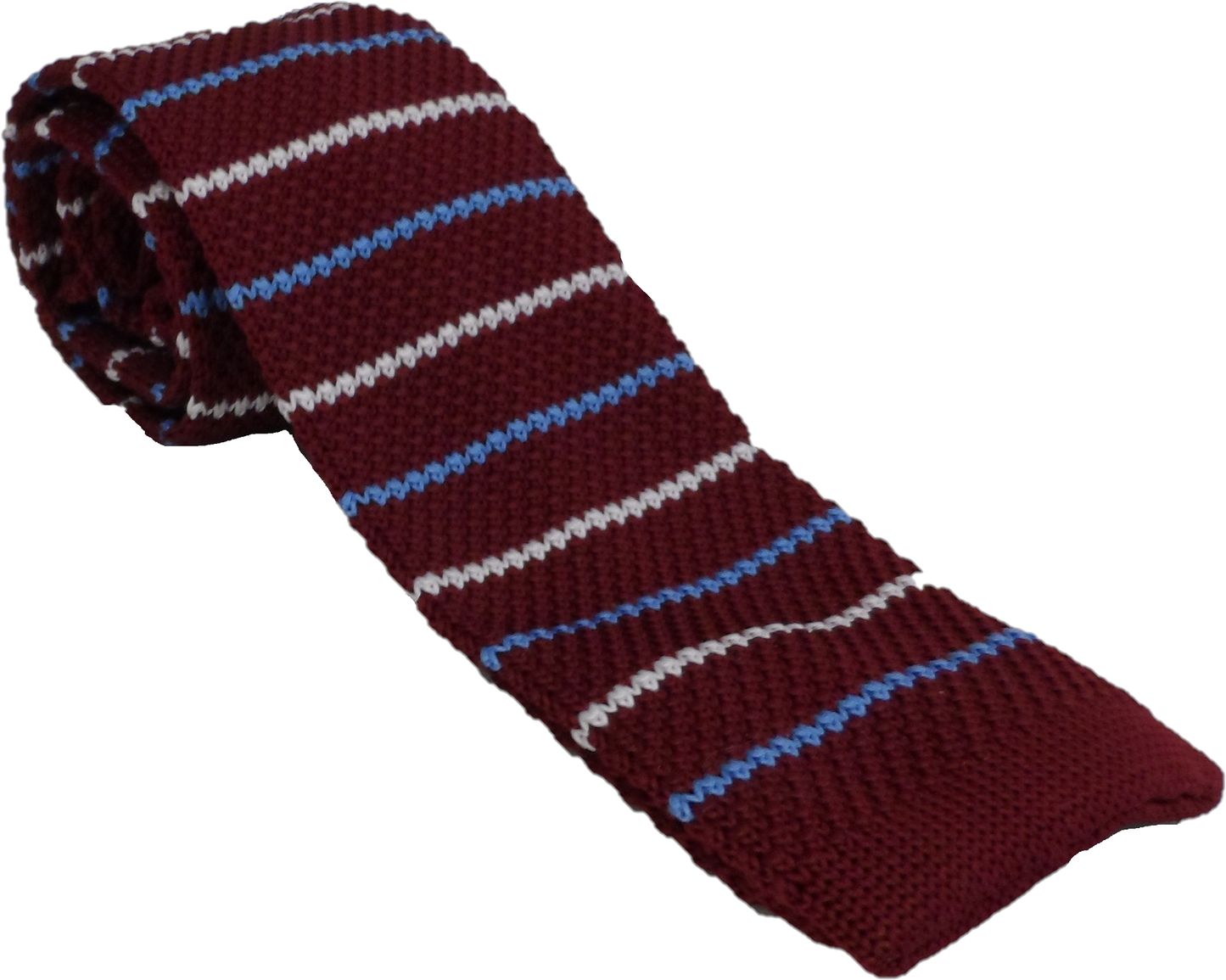 Mazeys Mens Retro Mod Square Handmade End Knitted Ties