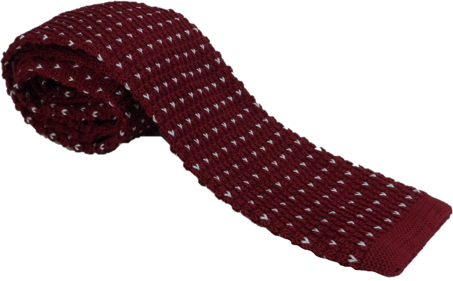 Mazeys Mens Retro Mod Square Handmade End Knitted Ties