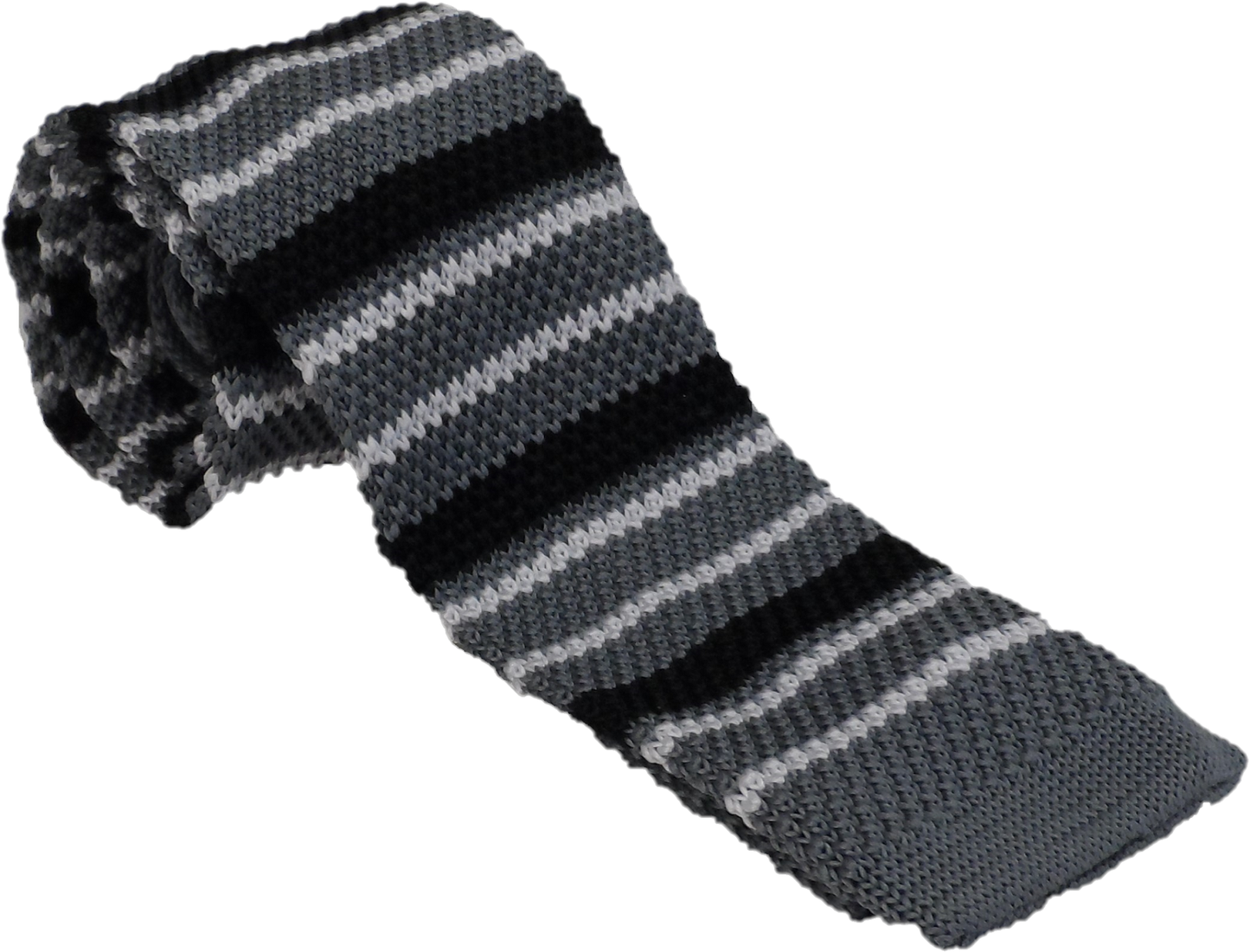 Mazeys Mens Retro Mod Square Handmade End Knitted Ties