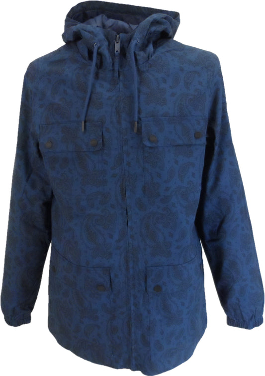 Lambretta Navy Blue Paisley Field Jacket