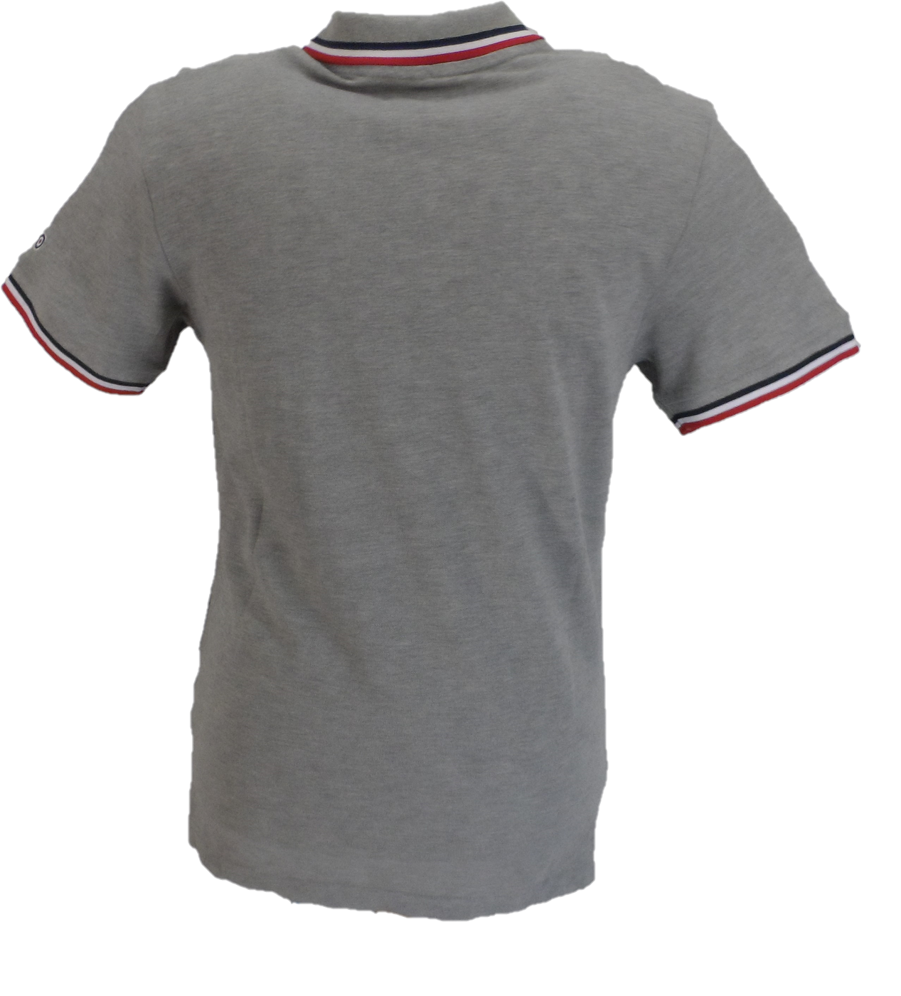 Lambretta Grey Marl Retro 100% Cotton Polo Shirt