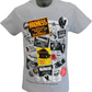 Mens Grey Official Madness Posters and Stickers T Shirt