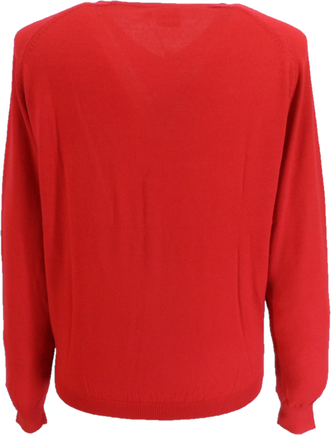 Merc Mens Conrad Blaze Red Knitted Jumper