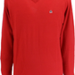 Merc Mens Conrad Blaze Red Knitted Jumper