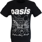 Mens Official Licensed Oasis Black Outline Definitely Maybe T Shirt